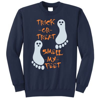 Trick Or Treat Smell My Feet Funny Halloween Sweatshirt