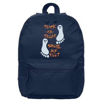 Trick Or Treat Smell My Feet Funny Halloween 16 in Basic Backpack