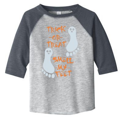 Trick Or Treat Smell My Feet Funny Halloween Toddler Fine Jersey T-Shirt