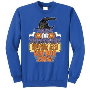 Trick Or Treatt Emergency Room Boo Boo Crew Halloween Gift Sweatshirt