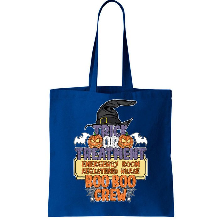 Trick Or Treatt Emergency Room Boo Boo Crew Halloween Gift Tote Bag