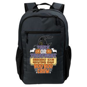 Trick Or Treatt Emergency Room Boo Boo Crew Halloween Gift Daily Commute Backpack