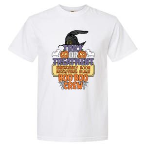 Trick Or Treatt Emergency Room Boo Boo Crew Halloween Gift Garment-Dyed Heavyweight T-Shirt