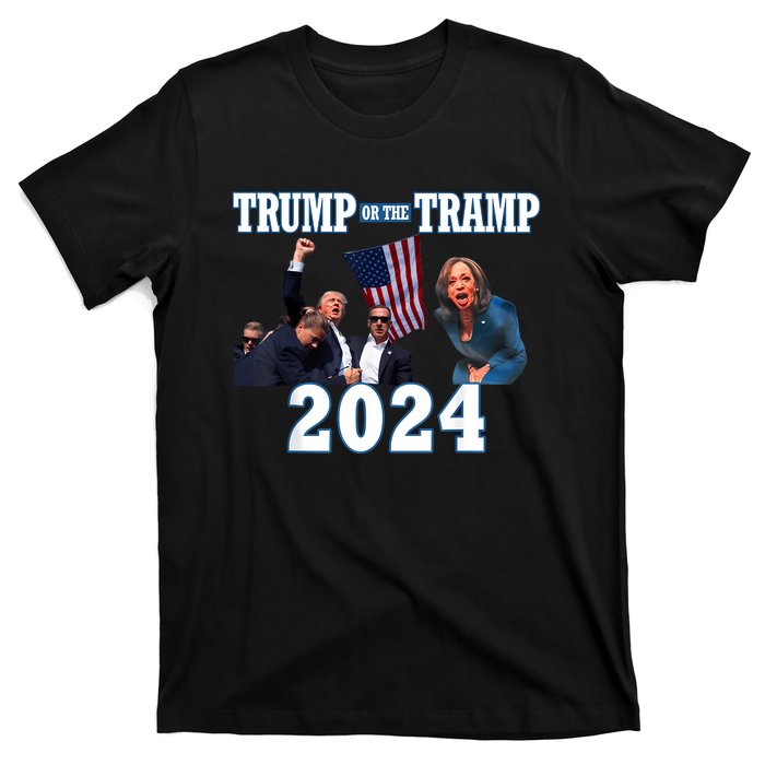 Trump Or The Tramp 2024 Vote For Trump Trump Vance 2024 T-Shirt