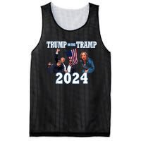 Trump Or The Tramp 2024 Vote For Trump Trump Vance 2024 Mesh Reversible Basketball Jersey Tank