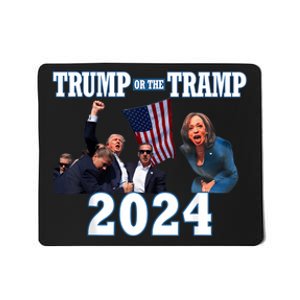 Trump Or The Tramp 2024 Vote For Trump Trump Vance 2024 Mousepad