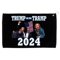 Trump Or The Tramp 2024 Vote For Trump Trump Vance 2024 Grommeted Golf Towel