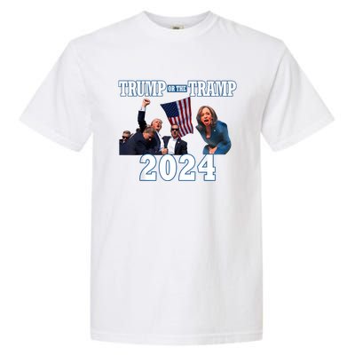 Trump Or The Tramp 2024 Vote For Trump Trump Vance 2024 Garment-Dyed Heavyweight T-Shirt