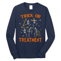 Trick Or Treatment Pt Physical Therapy Therapist Halloween Long Sleeve Shirt