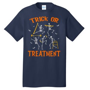 Trick Or Treatment Pt Physical Therapy Therapist Halloween Tall T-Shirt