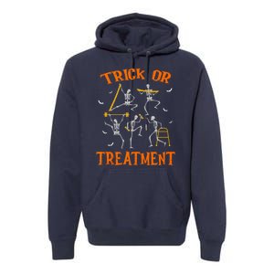 Trick Or Treatment Pt Physical Therapy Therapist Halloween Premium Hoodie