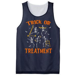 Trick Or Treatment Pt Physical Therapy Therapist Halloween Mesh Reversible Basketball Jersey Tank