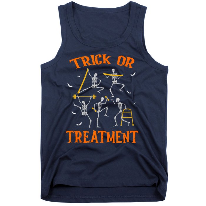 Trick Or Treatment Pt Physical Therapy Therapist Halloween Tank Top