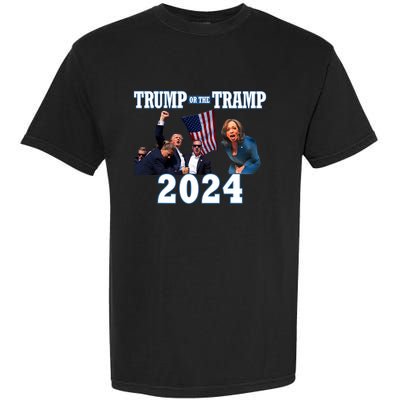 Trump Or The Tramp 2024 Vote For Trump Trump Vance 2024 Garment-Dyed Heavyweight T-Shirt