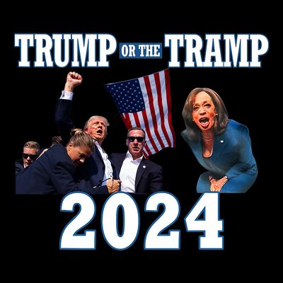 Trump Or The Tramp 2024 Vote For Trump Trump Vance 2024 T-Shirt