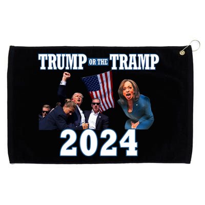 Trump Or The Tramp 2024 Vote For Trump Trump Vance 2024 Grommeted Golf Towel