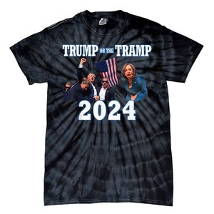 Trump Or The Tramp 2024 Vote For Trump Trump Vance 2024 Tie-Dye T-Shirt