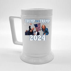 Trump Or The Tramp 2024 Vote For Trump Trump Vance 2024 Beer Stein