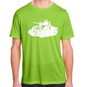 Tanks On Tanks Summer Tankception White Adult ChromaSoft Performance T-Shirt