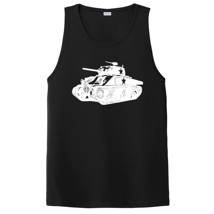 Tanks On Tanks Summer Tankception White PosiCharge Competitor Tank