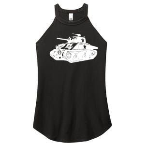 Tanks On Tanks Summer Tankception White Women's Perfect Tri Rocker Tank