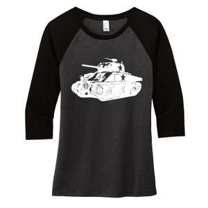 Tanks On Tanks Summer Tankception White Women's Tri-Blend 3/4-Sleeve Raglan Shirt