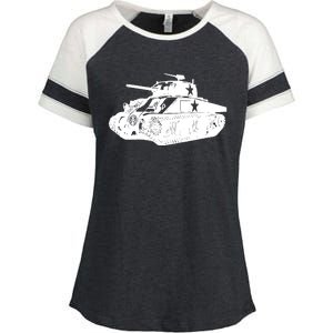 Tanks On Tanks Summer Tankception White Enza Ladies Jersey Colorblock Tee