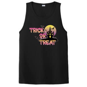 Trick Or Treat Funny Horror House Halloween Party Costume Gift PosiCharge Competitor Tank