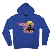 Trick Or Treat Funny Horror House Halloween Party Costume Gift Hoodie