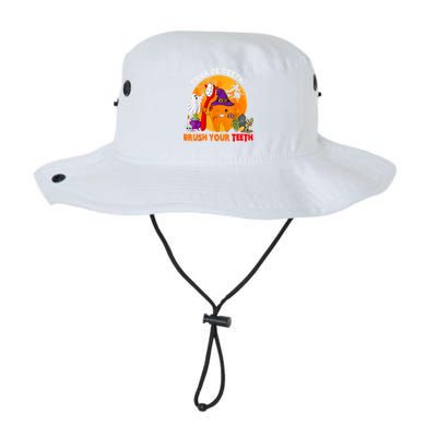 Trick Or Teeth Brush Your Teeth Halloween Tooth As Zombie Gift Legacy Cool Fit Booney Bucket Hat