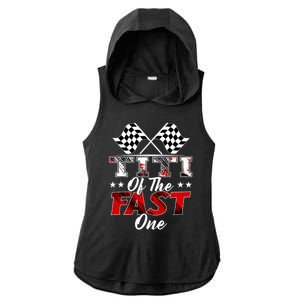 Titi Of The Fast One First Birthday Racing Car Family Ladies PosiCharge Tri-Blend Wicking Draft Hoodie Tank