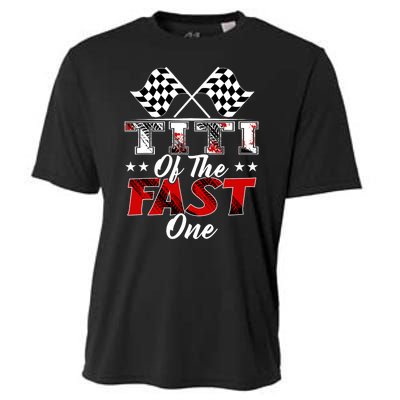 Titi Of The Fast One First Birthday Racing Car Family Cooling Performance Crew T-Shirt