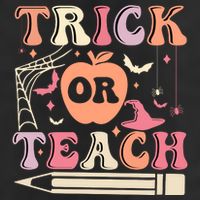 Trick Or Teach Funny Teacher Halloween Cool Comfort Performance Bucket Hat