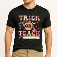 Trick Or Teach Funny Teacher Halloween Cooling Performance Crew T-Shirt
