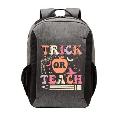 Trick Or Teach Funny Teacher Halloween Vector Backpack