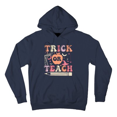 Trick Or Teach Funny Teacher Halloween Hoodie