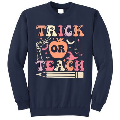 Trick Or Teach Funny Teacher Halloween Sweatshirt