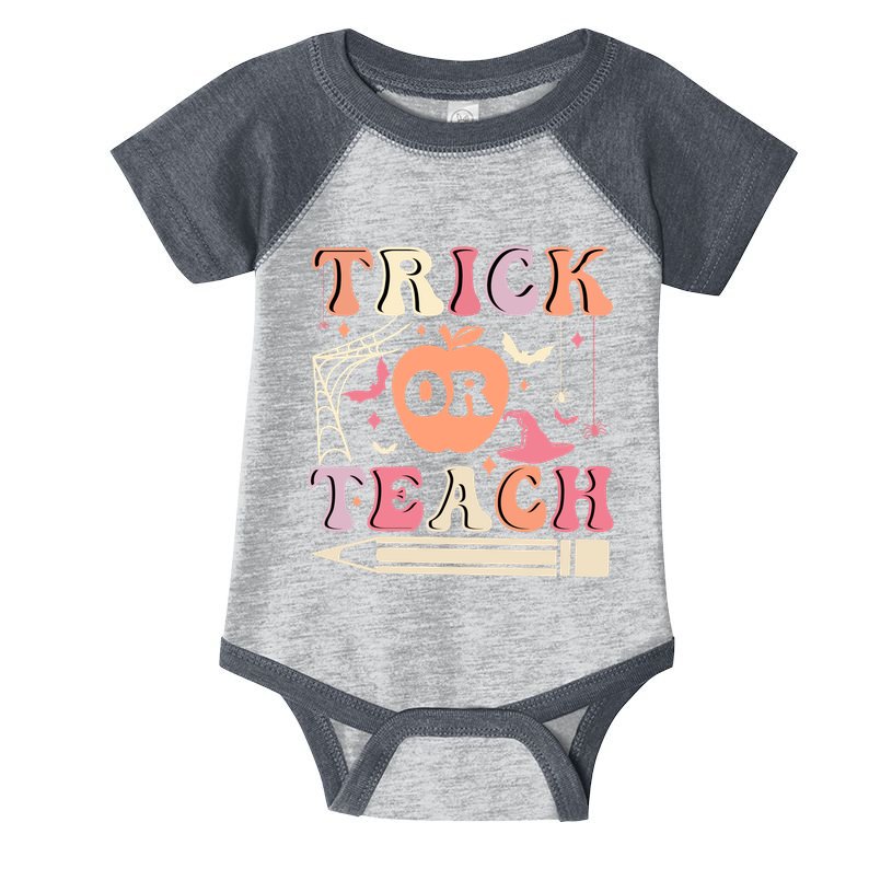 Trick Or Teach Funny Teacher Halloween Infant Baby Jersey Bodysuit