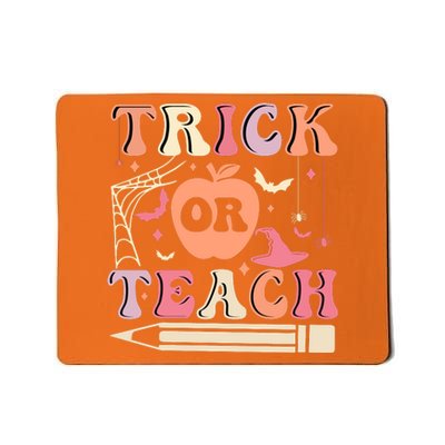 Trick Or Teach Funny Teacher Halloween Mousepad