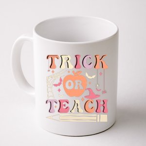 Trick Or Teach Funny Teacher Halloween Coffee Mug