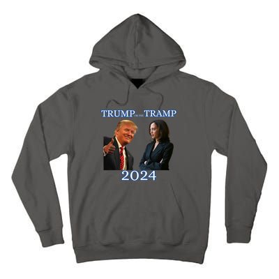 Trump Or The Tramp 2024 Vote For Trump Trump Vance Election Tall Hoodie