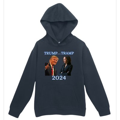 Trump Or The Tramp 2024 Vote For Trump Trump Vance Election Urban Pullover Hoodie