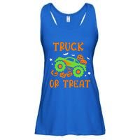 Truck Or Treat Truck Pumpkin Halloween Costume Truck Gift Ladies Essential Flowy Tank