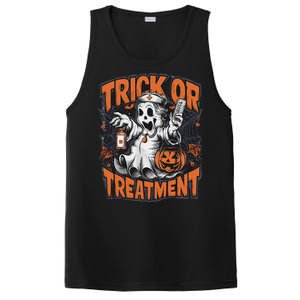 Trick Or Treatment Halloween Nurse Squad Autumn October PosiCharge Competitor Tank