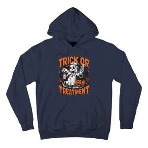 Trick Or Treatment Halloween Nurse Squad Autumn October Tall Hoodie