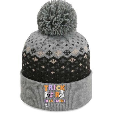 Trick Or Treatment Radiation Oncology Rad Therapy Halloween The Baniff Cuffed Pom Beanie