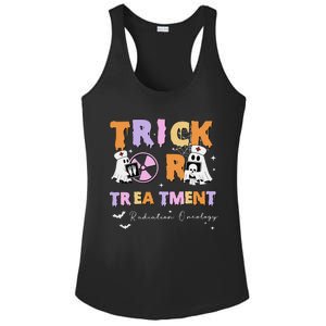 Trick Or Treatment Radiation Oncology Rad Therapy Halloween Ladies PosiCharge Competitor Racerback Tank