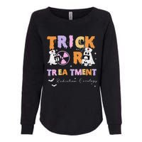 Trick Or Treatment Radiation Oncology Rad Therapy Halloween Womens California Wash Sweatshirt