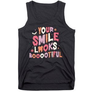 Trick Or Treat Brush Your Teeth Halloween Dentist Tank Top