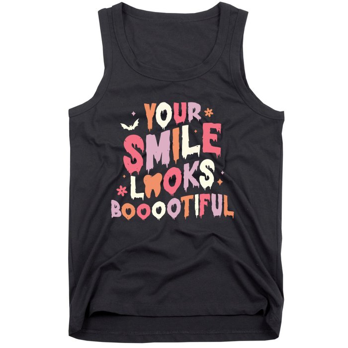 Trick Or Treat Brush Your Teeth Halloween Dentist Tank Top